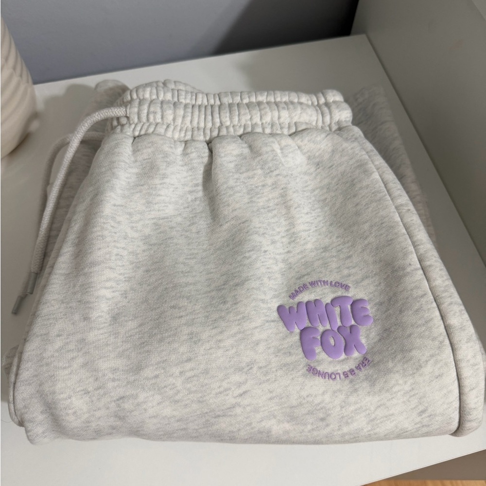 White Fox Sweatpants